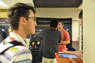 Students at the annual Computer Science Career Fair