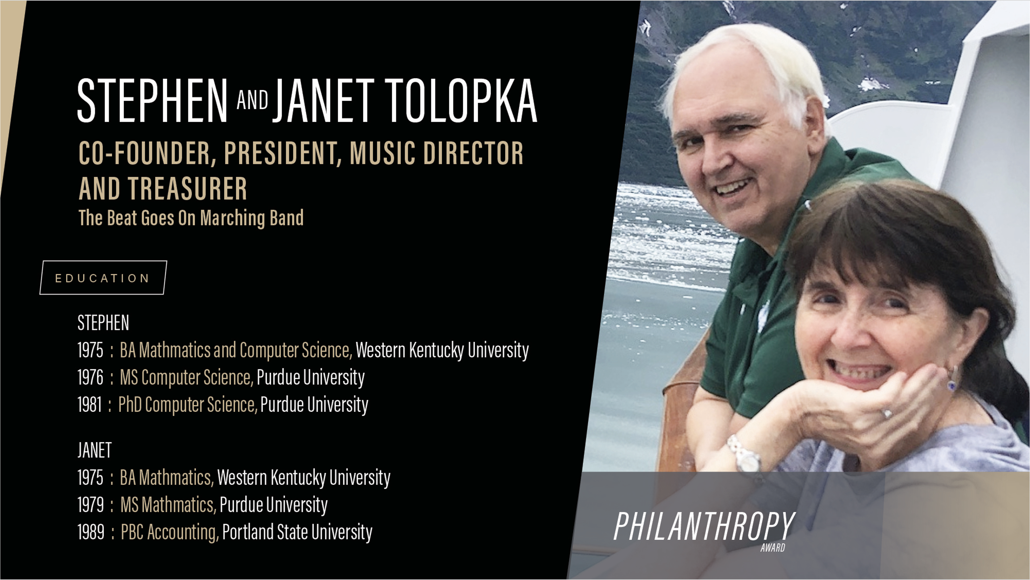 Stephen and Janet Tolopka