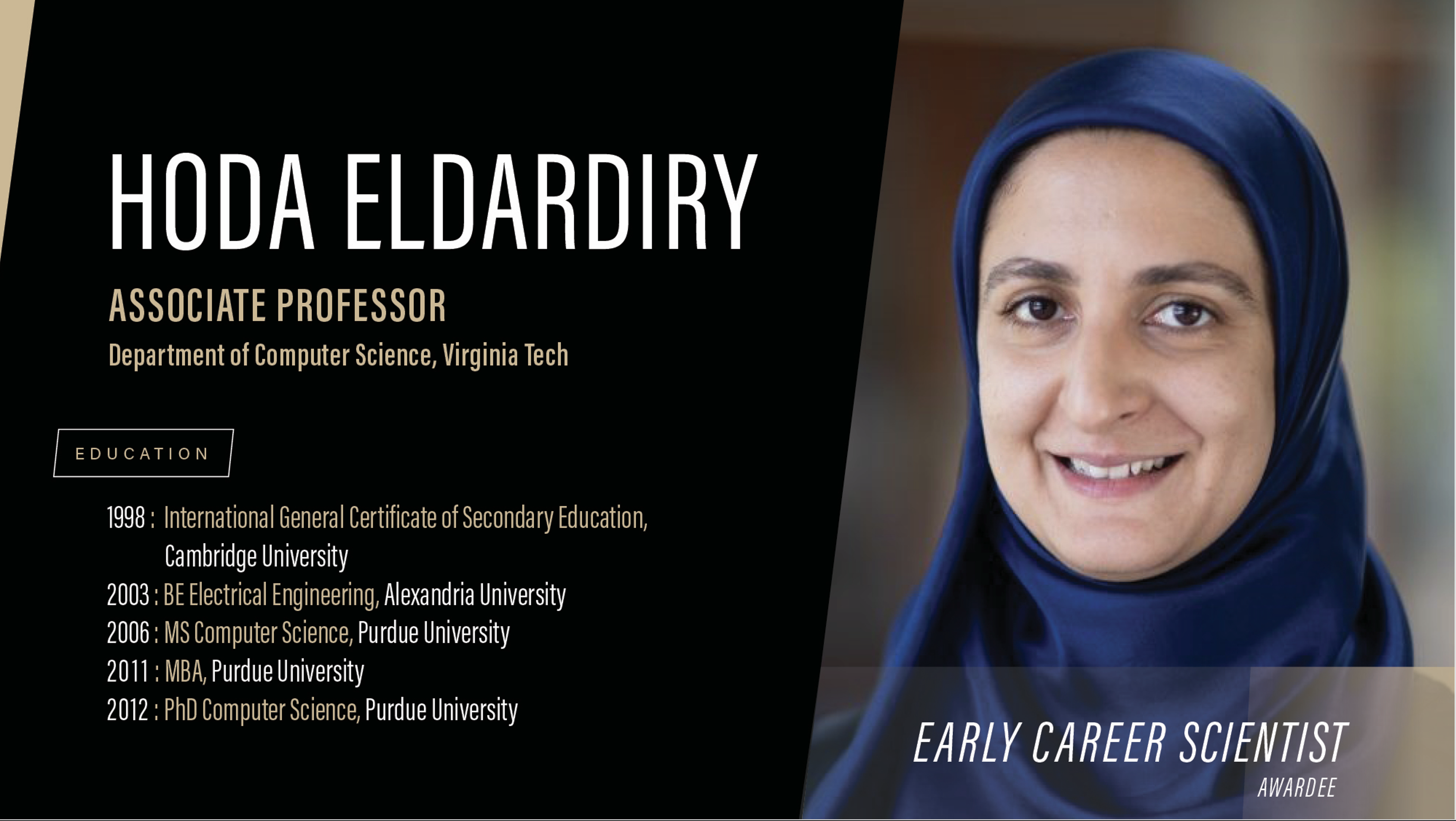 Professor Hoda Eldardiry