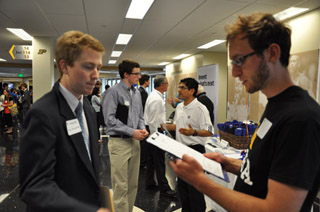 Students at the annual Computer Science Career Fair