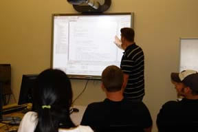 Instructional lab with smartboards