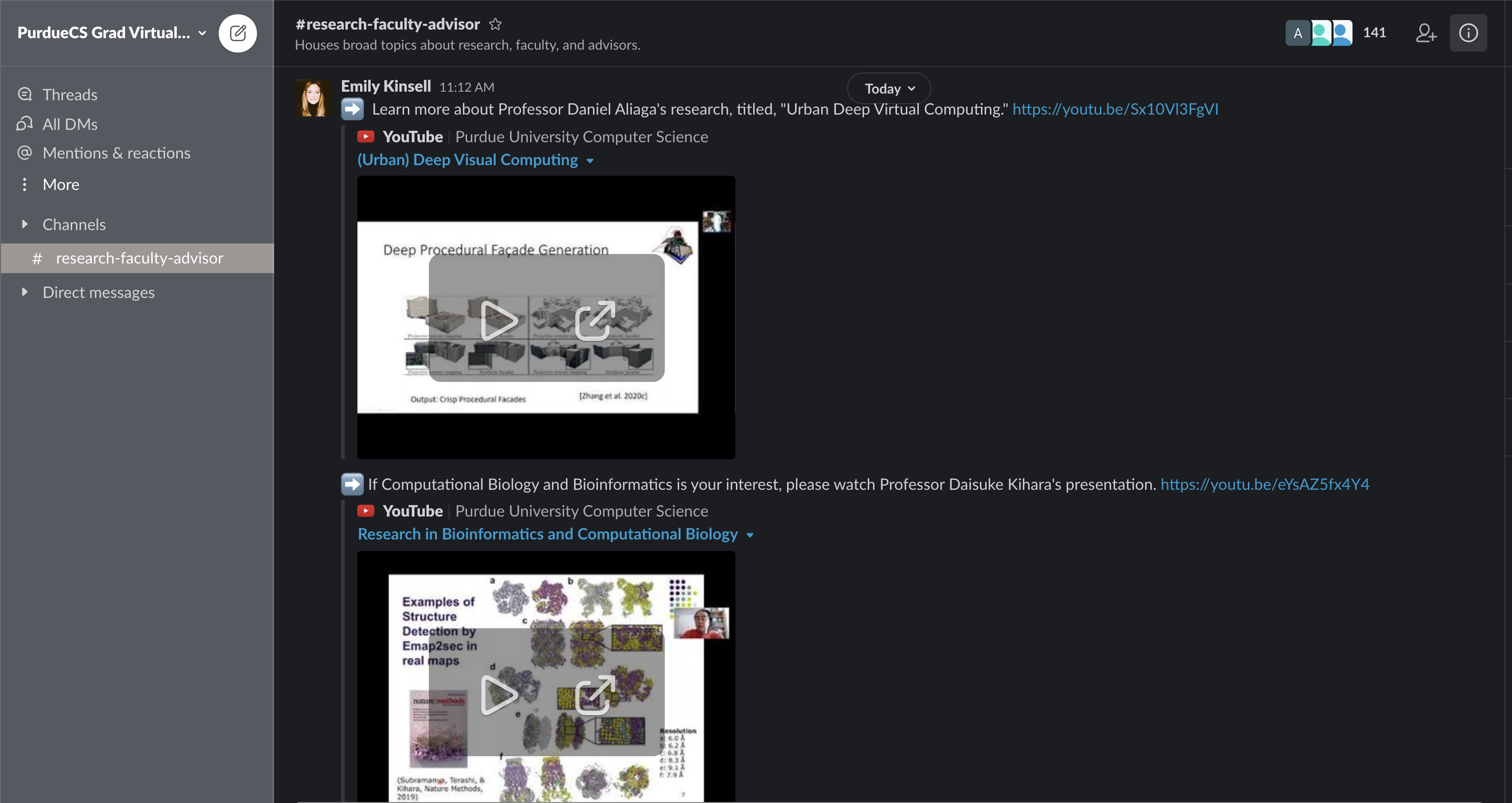 Purdue CS Slack Channel