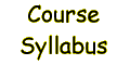 Course Syllabus