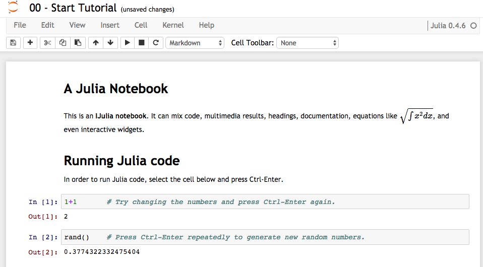 The juliabox file browser page