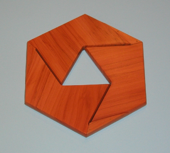 holey hexagon-hexagram assemblage