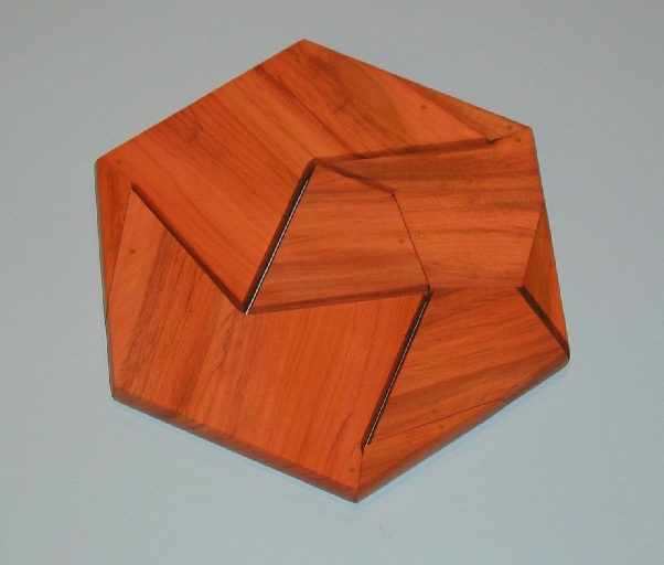 hexagon-hexagram assemblage