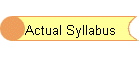 Actual Syllabus