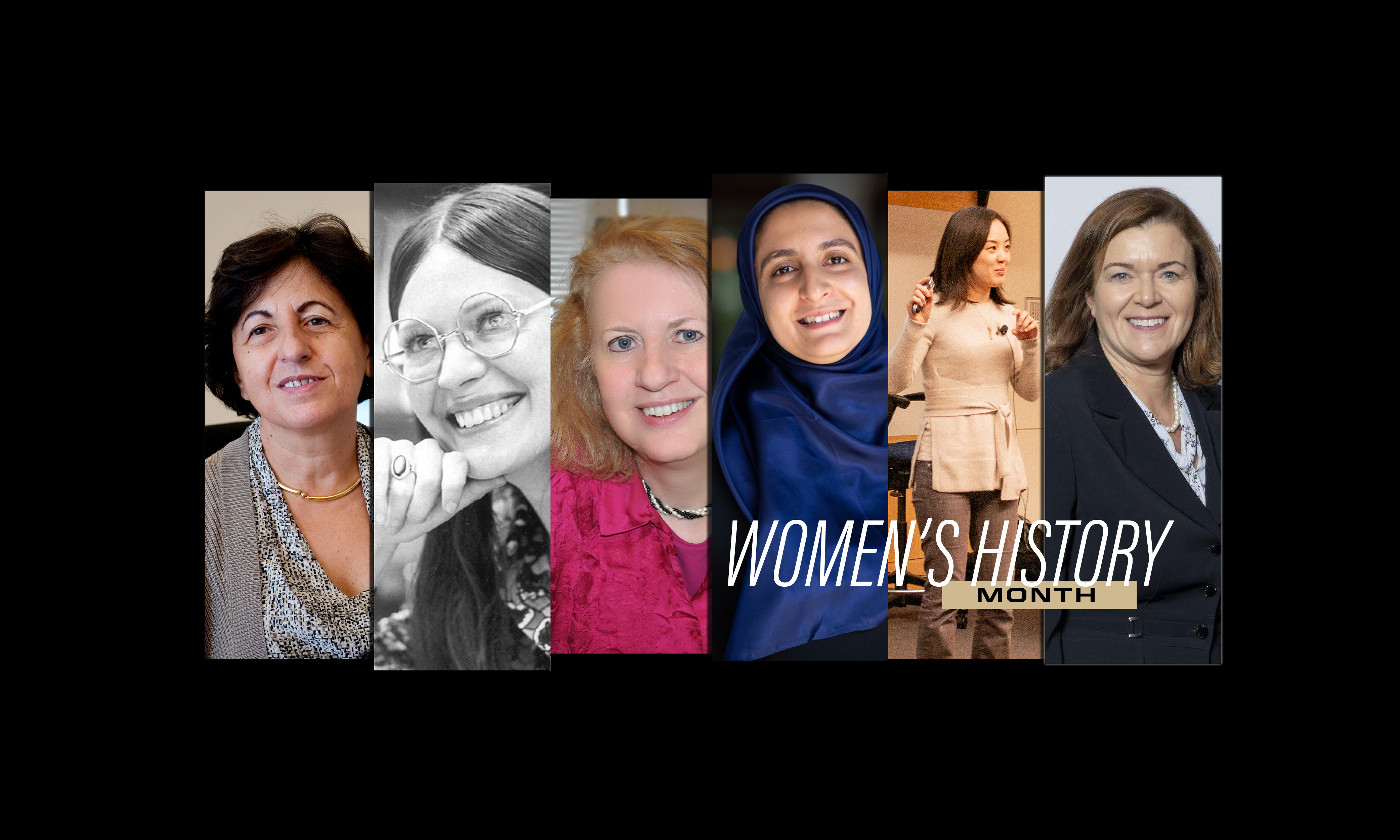 Women's History Month: Professor Elisa Bertino, Professor Dorothy Denning, Professor Susanne Hambrusch, Professor Hoda Eldardiry, Professor Lin Tan, Anne-Marie Buibish