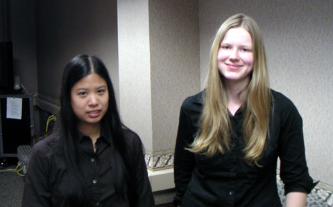 Nina Tang and Erika Shehan