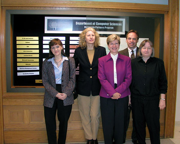 Lockheed Martin representatives and Prof. Hambrusch