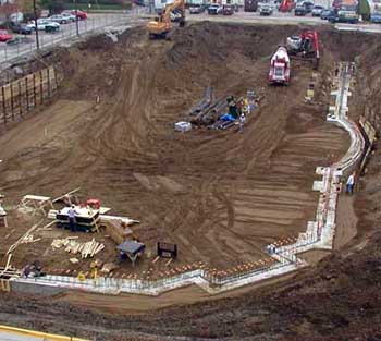 Construction on new CS building