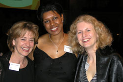 Mary Jo Bartolacci, Dawnetta Van Dunk, and Susanne Hambrusch at the 2004 MIRA Awards.