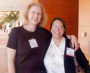 Professor Hambrusch and Janice Zdankus, Purdue CS alumna and manager at Hewlett-Packard