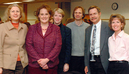 Amber Vibbet (second from left)