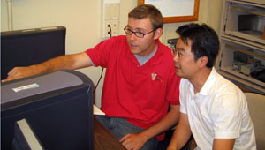 Troy Hawkins (left) and Dr. Daisuke Kihara