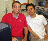 Troy Hawkins (left) and Dr. Daisuke Kihara