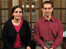 Dr. Ossama Younis with his PhD advisor Prof. Sonia Fahmy