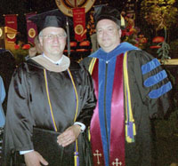Tony & NNU Dean of the School of Business, Dr. Ron Galloway.