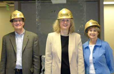 Richard Lawson, Professor Susanne Hambrusch, & Patricia Lawson