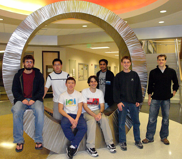 The Purdue programming teams poses