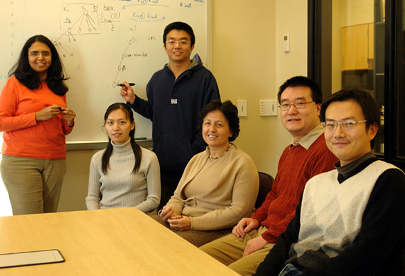 Prathima Rao, Dan Lin, Qihua Wang, Professor Elisa Bertino. Professor Ninghui Li, and Qun Ni.