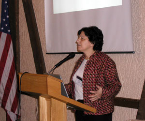 Professor Elisa Bertino spoke about academic and research careers during the InWIC conference.