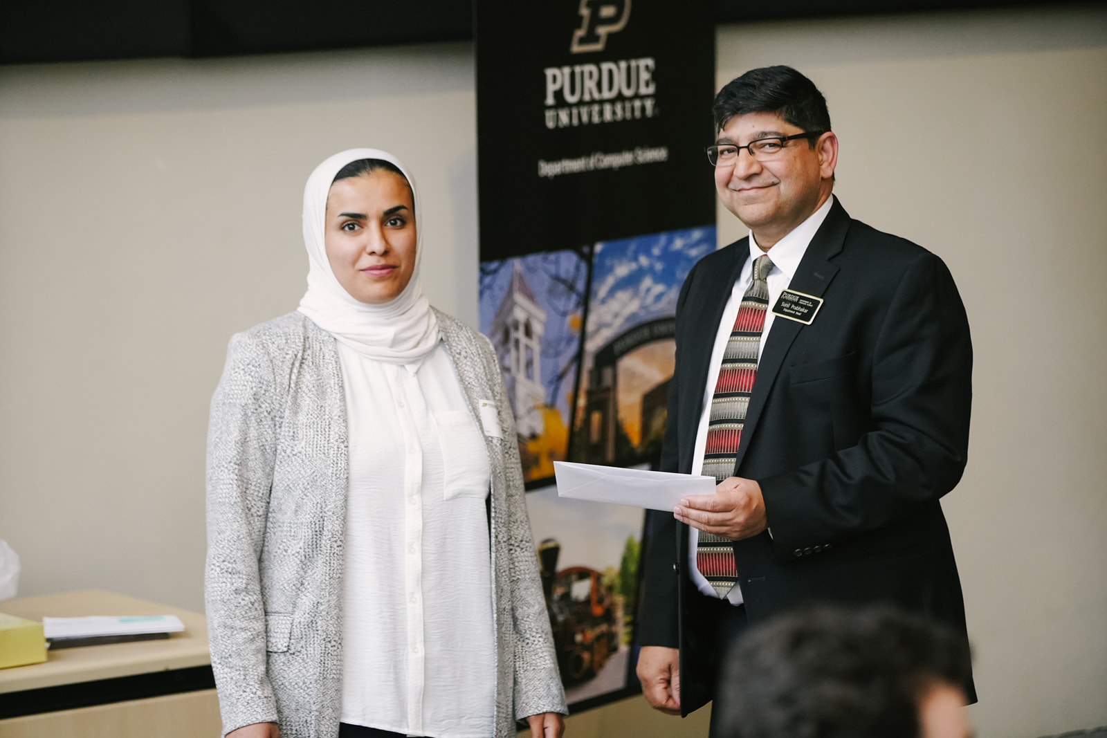 Aala Alsalem, winner of the Boyce Graduate Teacher Award, fall 2021