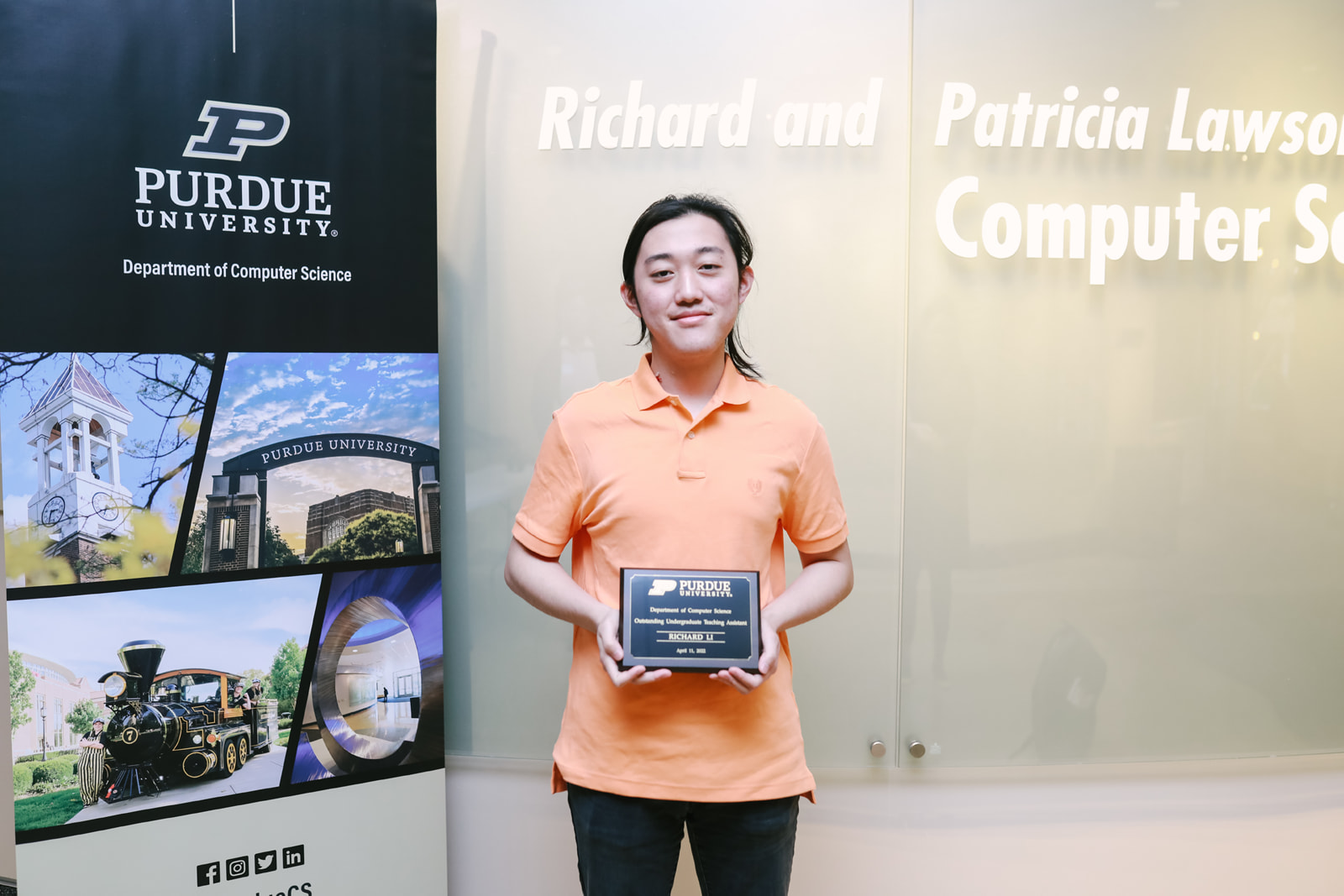 Richard Li won the Faculty Undergraduate Teaching Assistant Award