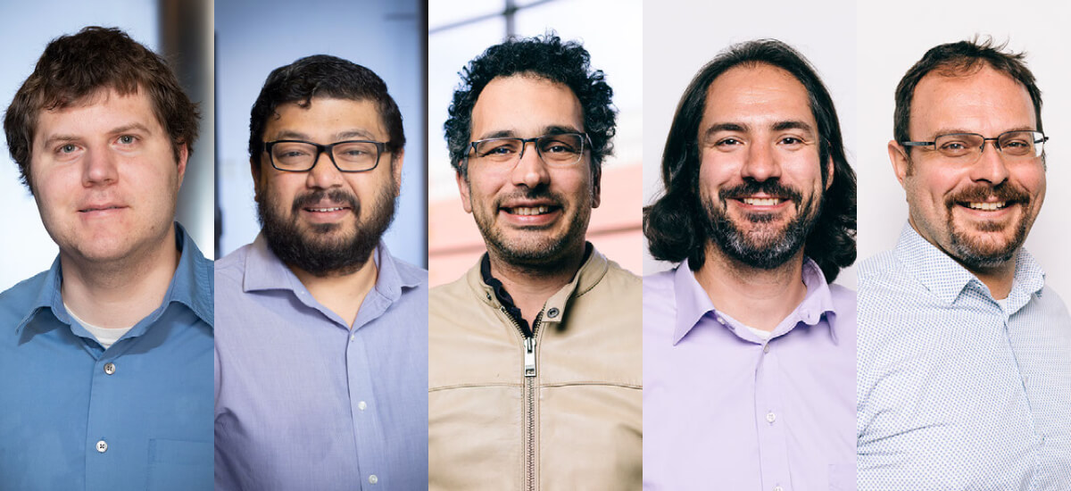 Professors Jeremiah Blocki, Hemanta Maji, Bruno Ribeiro, Jeff Turkstra, and Vassilis Zikas 