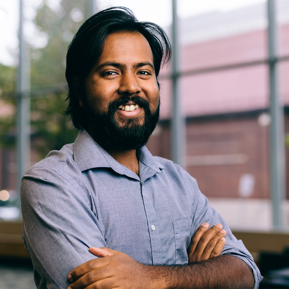 Associate Professor Aniket Bera is the faculty advisor for JARVIS