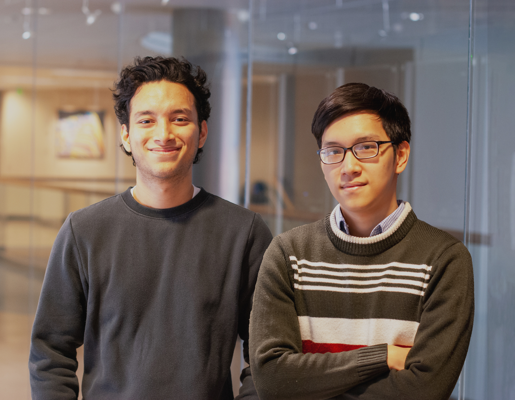 Trung Dang and Shreyas Kharbanda are undergraduate researchers who received an honorable recognition from the CRA for the 2023 Outstanding Undergraduate Researcher competition.
