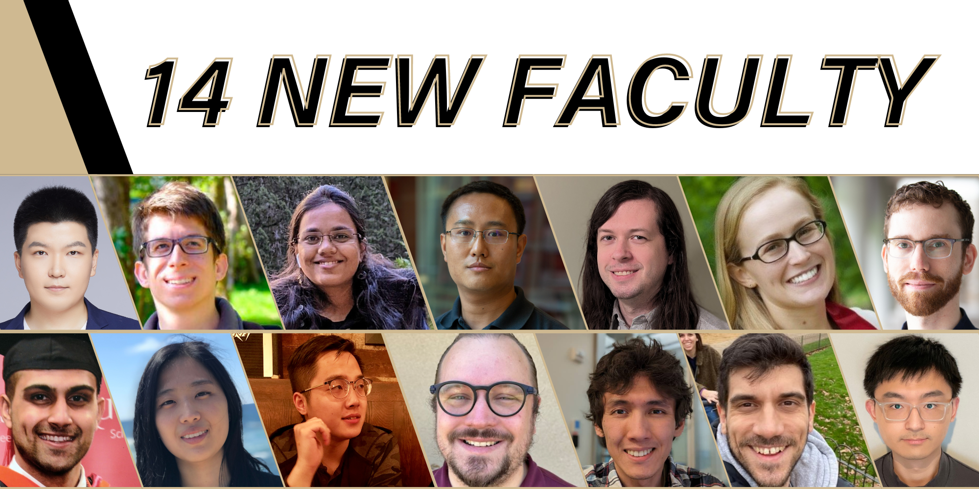 The 14 new faculty joining the Purdue Computer Science Department