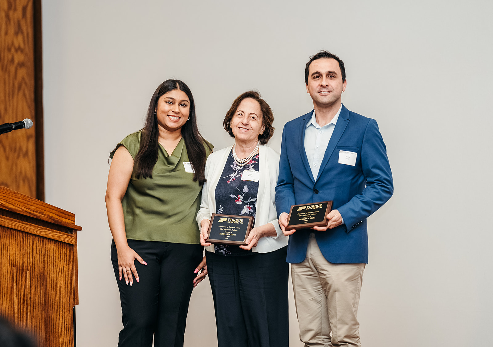 Professors Elisa Bertino and Berkay Cleik