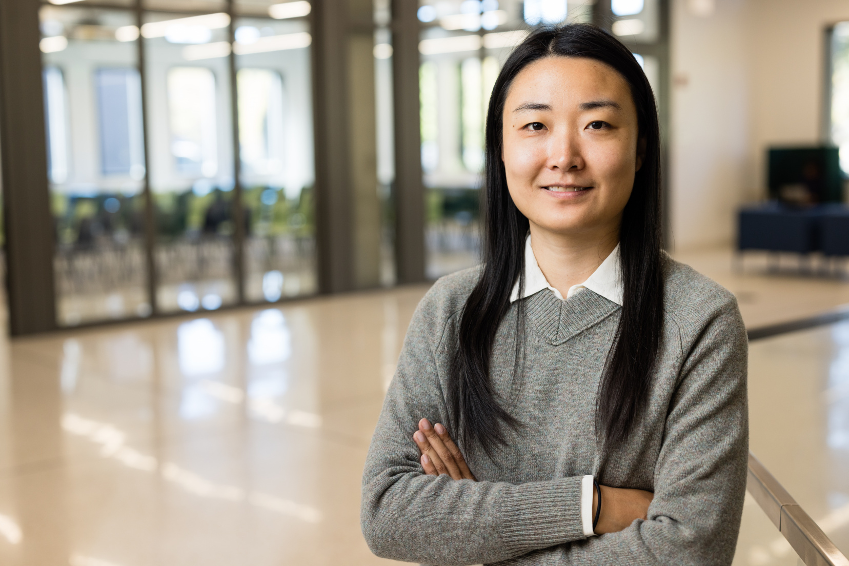 Ruqi Zhang, assistant professor of computer science (photo by Brian Powell)