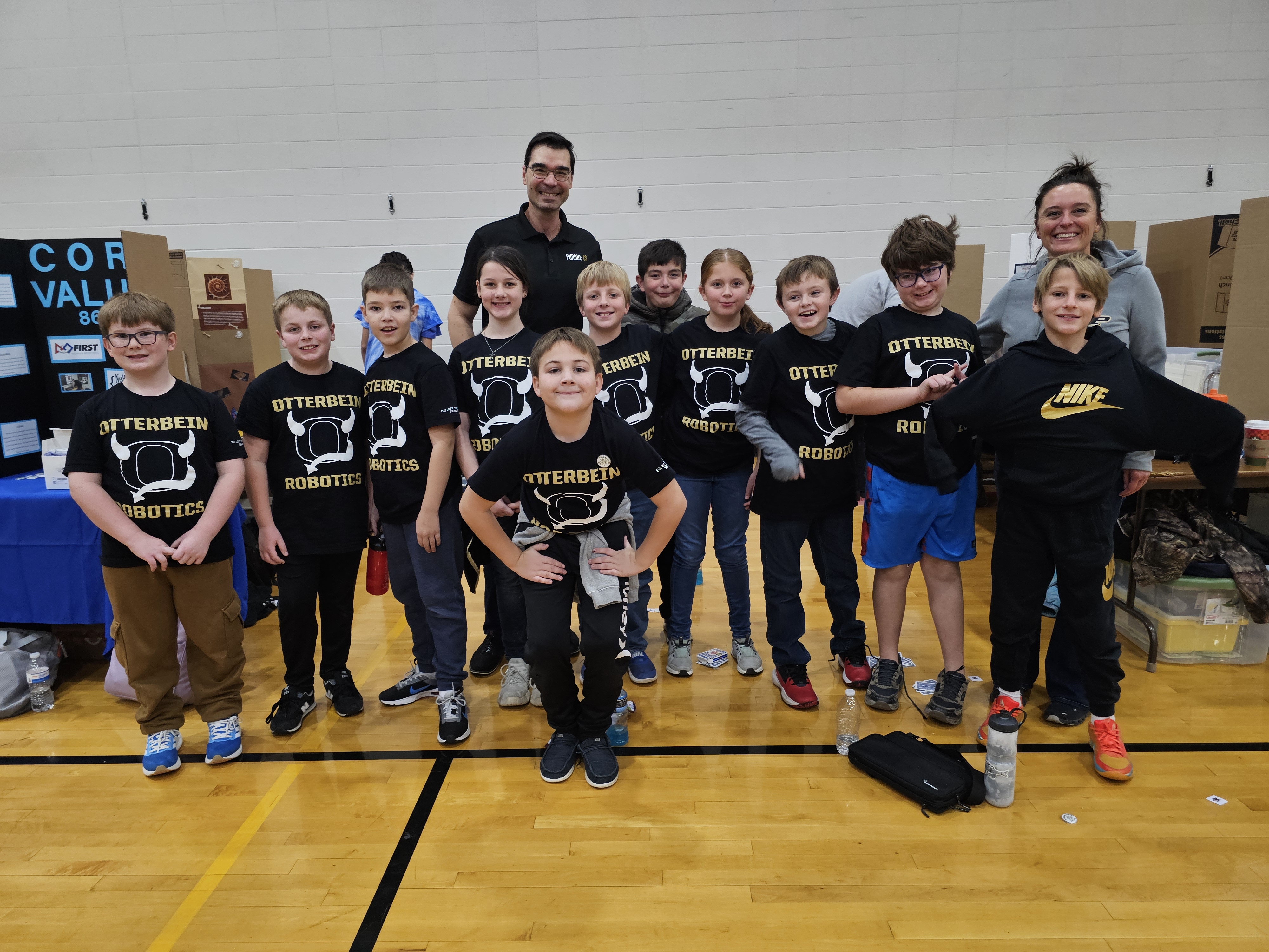 elementary students - FLL team