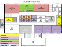 Felix Haas Hall Ground Level floor plan