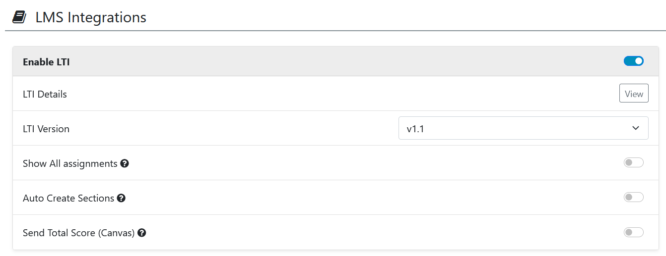 Vocareum LTI Integration